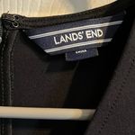 Lands' End  Casual Sleeveless Midi Black‎ Dress Women’s Size 8P Minimalist Pockets Photo 3
