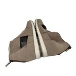 Eileen Fisher Womens Taupe Perforated Nubuck Wedge Sandals Back Zipper Size 8.5 Photo 6