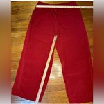 French Laundry French‎ Laundry Womens Size Large Dress Pants Drawstring Pockets Wide Leg Red Photo 2