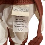 l*space L* Bikini Set Large Women's‎ White Rust  Farrah/ Charlie Swimwear Beach USA Photo 5