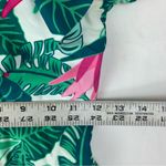 Matilda Jane womens medium Pink Green One Piece Swimsuit Ruffle tropical Photo 7