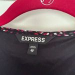 EXPRESS  Women’s XS Vneck Mini Dress Patterned Photo 1