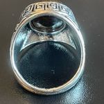 Tigers eye stone silver ring size 9 Brown Photo 3