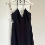 Fame and Partners  Black Midi Dress Photo 3
