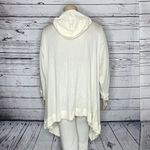 Avenue Body NWT Sz 30/32 Ivory Open Front Luv 2 Lounge Sweater Cardigan w/ Hood Photo 4