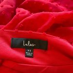 Lulu Little Love Red Swiss Dot Backless Ruffled Maxi Dress Size XS Photo 6