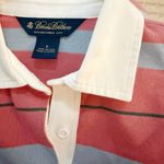 Brooks Brothers  Pink and Gray Striped Polo Photo 2