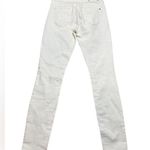 Koral  Jeans Womens 26 White Skinny Denim Jeans Photo 1
