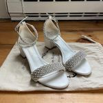 Leather & Pearl Handmade Bridal Heels Photo 0
