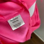 Parker Elana Pink Flamingo Mini Short Open Back Silk Dress Small Photo 7