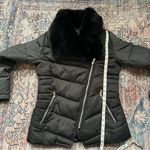 Buffalo David Bitton  Puffer Jacket Fitted Faux Fur Collar Zipper Coat Medium Photo 7