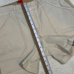 Spanx  Khaki Shorts Women's Size Large Casual Flat Front Pockets Tan Neutral‎ Photo 5
