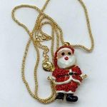 NEW red crystal Santa Claus fashion necklace Photo 0