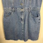 Joie  Sleeveless Collared Button Up Denim Mini Dress Women's XL Blue Jean Country Photo 7