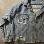 Meshki Distressed Jean Jacket Photo 1