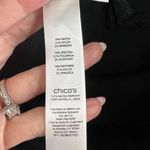 Chico's  0 US S 4 Lindy Black Side Zip Ponte Pants Seam Detail Straight Leg Dress Photo 9