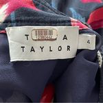 Tanya Taylor | 100% Silk Floral Poppy Tulip Print Dress Sz 4 Photo 8