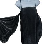 Revolve Shona Joy Esmeralda Metallic Glitter Off the Shoulder Balloon Sleeve Maxi Dress Photo 8