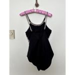 Magicsuit Sz 12 One Piece Lisa Gray Brown Black Beaded One Piece Swim swimsuit Photo 4