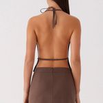 Peppermayo Chocolate Halter Neck Vest Photo 5