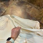 Haute Hippie NWT  Bat Wing Embroidery Blouse 100% Silk XS Photo 12