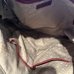 Cole Haan Wine Pebbled Leather Shoulder Tote Bag Photo 3