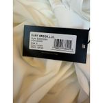 Ramy Brook NWT Vick V-Neck Satin Gown in Ivory Sz 6 $625 Photo 5