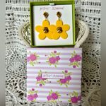 Betsey Johnson  Flower Earrings Photo 0