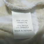 Charming Charlie  Cream & White Short Sleeve Tee (S) Photo 3