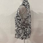 Charter Club Tailored Fit Floral Print Sleeveless Blouse Size 10 Classic Casual Photo 3