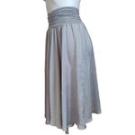 CAbi  #241 Silver Women's Convertible Ballet Skirt Strapless Dress Photo 1
