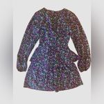 Speechless Floral Purple Long Sleeve Mini Dress Size 0 Photo 3
