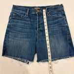 MOTHER Denim MOTHER The Vagabond Cuff Distressed Denim Shorts Size 25 Photo 6
