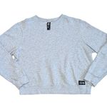 Mountain Hardwear Organic Cotton Logo Crew Sweatshirt Heather Gray Pullover Top Photo 2