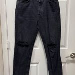 AGOLDE 90'S PINCH WAIST HIGH RISE STRAIGHT Distressed Knees in Hitch Size 32 Photo 1
