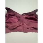 Glamorise 1000 MagicLift Original Full Figure Wireless Support Bra Plus Sz 42DD Red Photo 4