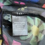 Princess Polly  Black Floral Mesh Top Photo 3