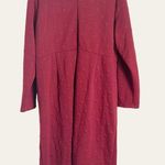 Hutch Anthropologie  Red A-Line Sweater Dress Size 3XL Photo 2