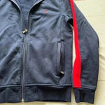 Ralph Lauren  Polo  Womens Navy Red Track Jogger Mock Neck Long Sleeve Jac… Photo 3