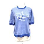 Daily Thread Blue Floral Short Sleeve Sweater NWT Size Large Photo 10