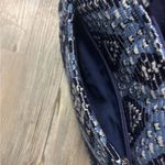 America & Beyond Beaded Multicolor Tote Bag NWT (Missing Strap) Blue Photo 5