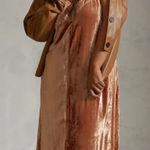Anthropologie  Embroidered Copper velvet dress size 14
Lucie Velvet Embroidered Photo 0