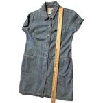 Faded Glory Vintage  Women's 8 Button Down Denim Dress Knee Length Casual Cotton‎ Photo 4