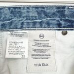 AG Adriano Goldschmied Adriano Goldschmied Denim Ex-Boyfriend Slim Distressed Ripped Jeans Blue Size 25 Photo 4