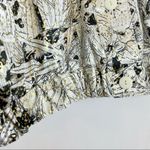 Vintage Jacket Coat Sparkle Floral Black White Bingo Night Grandma Vegas Gold Size XL Photo 11