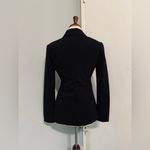 ZARA  Women Black Long Sleeves Tailored Blazer with Buttons Size XL Shoulder Pads Photo 13