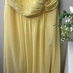 Jasmine b2 yellow bridesmaid strapless dress Photo 0