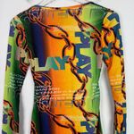 ASOS NWOT  ASYOU Bandeau Insert Dress in Play Print Mini Orange Size 2 NEW Photo 10