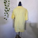 Vintage Yellow Amati Italiana Pocket Top Superfine Cotton By Barclay Size L Photo 4