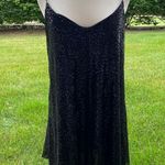Maloom Black Sequin Cocktail Dress Size 4 Photo 3